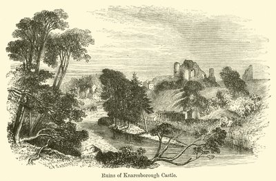 Ruins of Knaresborough Castle by G. F. Sargent